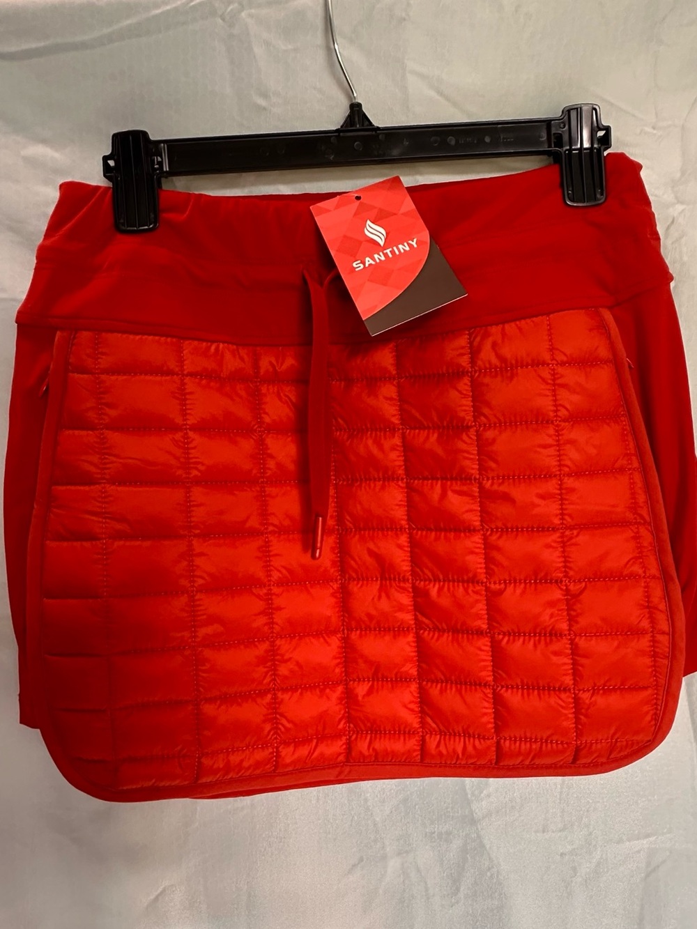 Santiny Quilted Burnt Orange Skirt